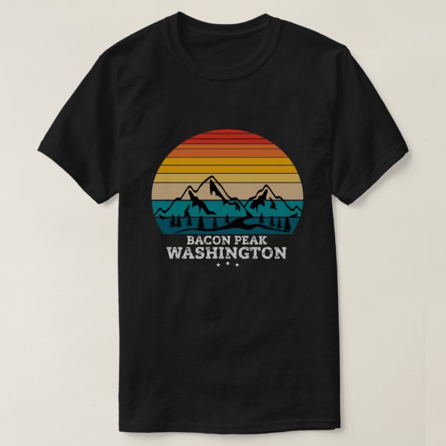 BACON PEAK WASHINGTON T SHIRT (Design framsida)