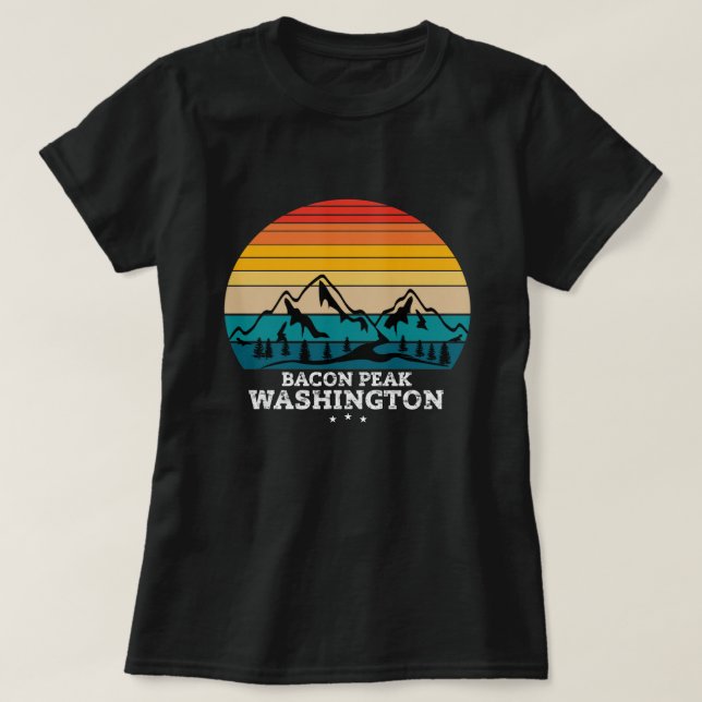 BACON PEAK WASHINGTON T SHIRT (Design framsida)