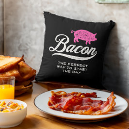 Bacon Perfekten hur man startar dagen Kudde