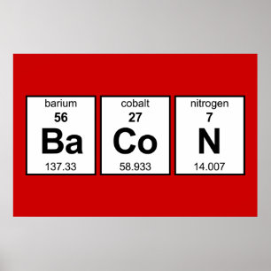 BaCoN Periodic Bord Poster