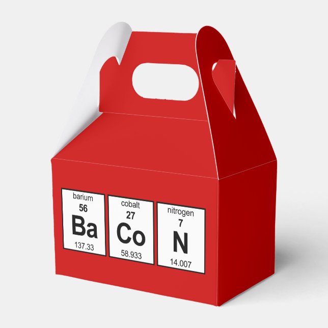 BaCoN Periodic Bord Presentaskar (Framsidan Sidan)