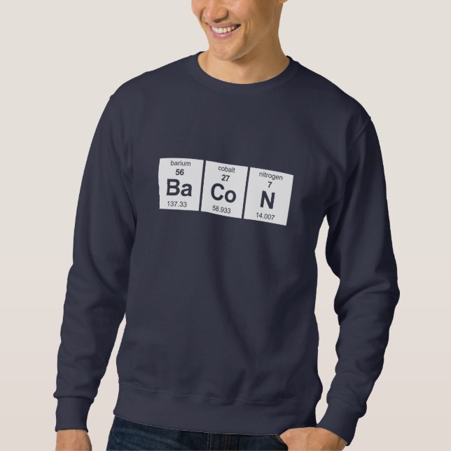 BaCoN Periodic Bord Sweatshirt (Framsida)