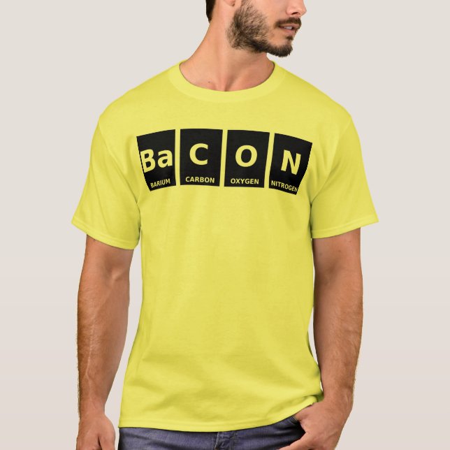 Bacon Periodiska Systemet Rollig Tröja (Framsida)