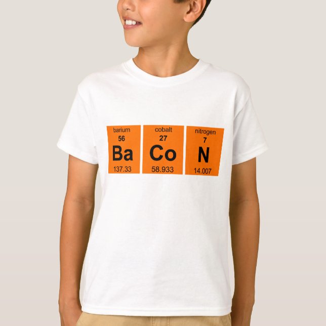 Bacon periodvis t-shirt (Framsida)
