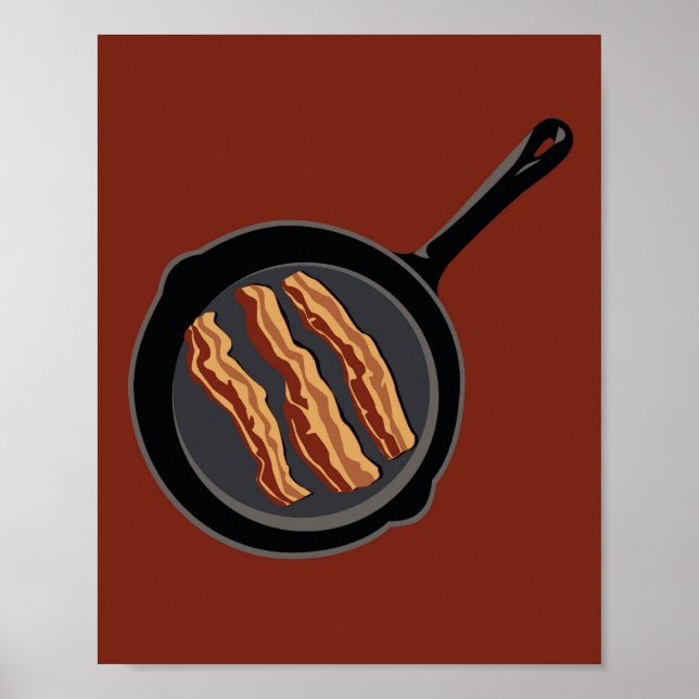Bacon Print Poster (Framsidan)