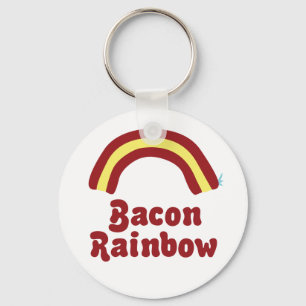 Bacon Rainbow Nyckelring