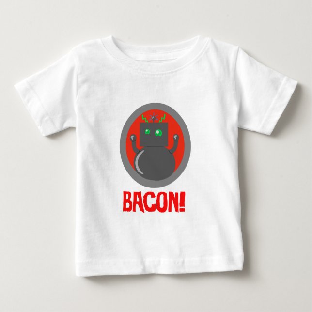 Bacon Robot Infant T-Shirt (Framsida)