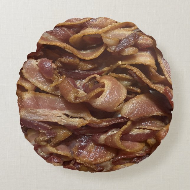 Bacon Rund Kudde (Framsidan)