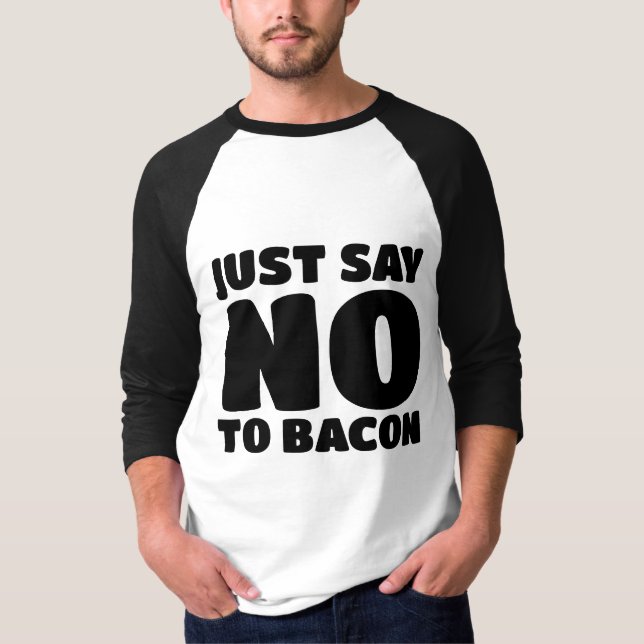 BACON - SÄG INGA T-SHIRTS (Framsida)
