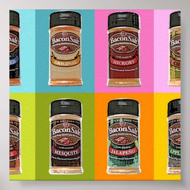 Bacon Salt Poster (Framsidan)