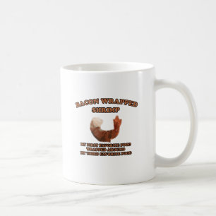 Bacon slågen in räka kaffemugg