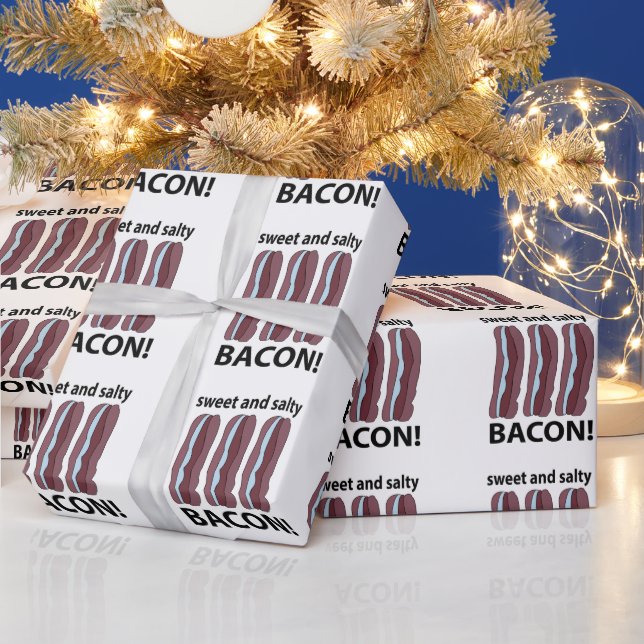Bacon Sött Och Salt Bacon Presentpapper (Helgdagar)
