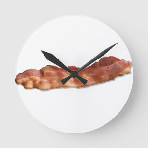 Bacon Strip Rund Klocka