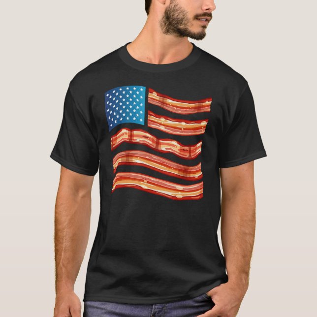 Bacon  Tee Meat    USA Flag (Framsida)