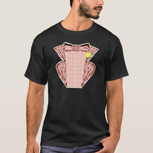 Bacon Tuxedo Novelty Breakfast Humor Tröja (Framsida)