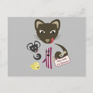 Bacon Unites Friends and Foes Vykort