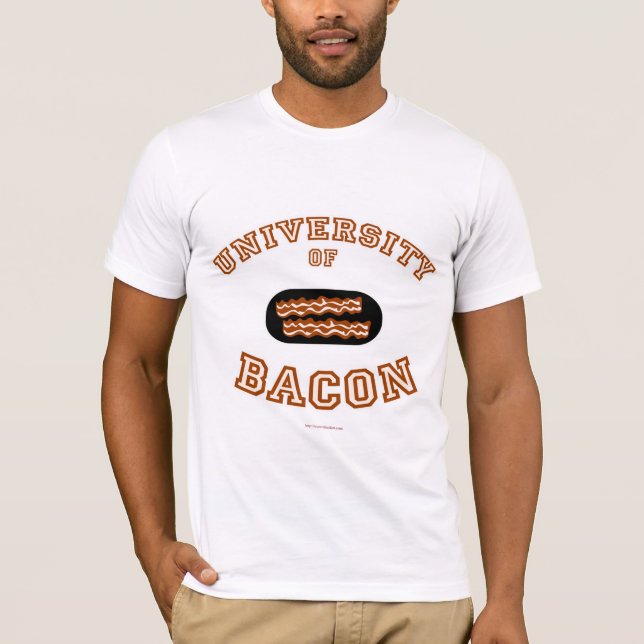 Bacon Universiteten T Shirt (Framsida)