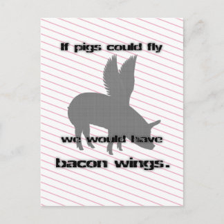 bacon vykort
