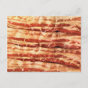 bacon, vykort