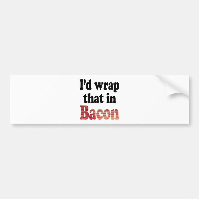 Bacon Wrap Bildekal (Framsidan)