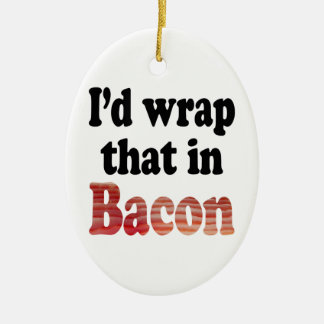 Bacon Wrap Julgransprydnad Keramik