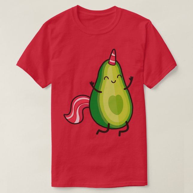 BaconAvocadicorn T Shirt (Design framsida)