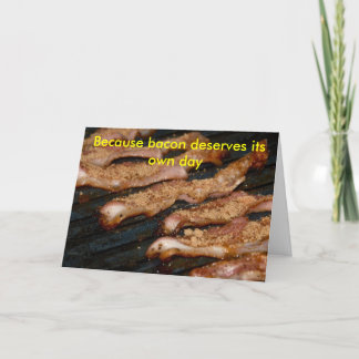Bacondagkort Kort