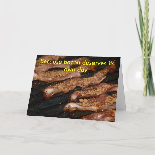 Bacondagkort Kort (Framsida)