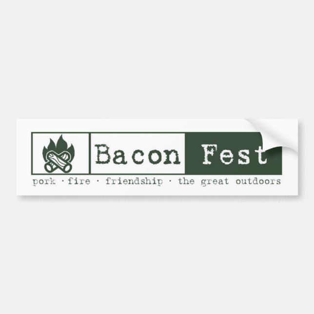 BaconFest bildekal (Framsidan)