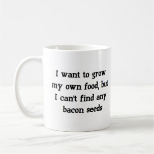 baconfrön växer kaffemugg