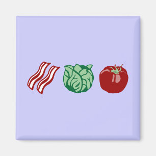 Bacongrönsallat & tomat - BLTEN! Magnet
