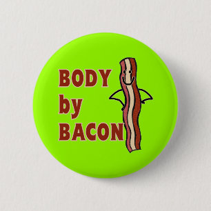 BACONhumorn förkroppsligar vid bacon Knapp