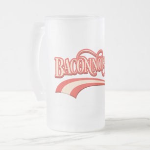 Baconnoisseur (bacon älskare), fryst glasöl mugg