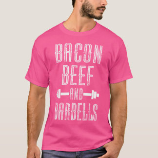 Baconnötkött och stam- och armbandsuppbyggnad t shirt