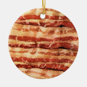 baconprydnad-runda julgransprydnad keramik