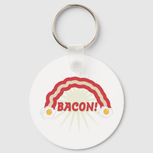 Baconregnbåge Nyckelring
