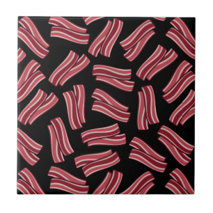 Baconremsamönster Kakelplatta