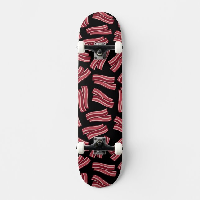 Baconremsamönster Mini Skateboard Bräda 18,5 Cm (Framsida)
