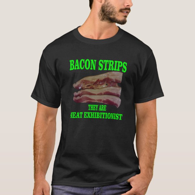 Baconremsor Tee (Framsida)