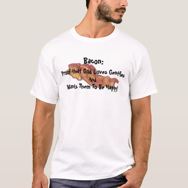 BaconTee. T Shirt (Framsida)