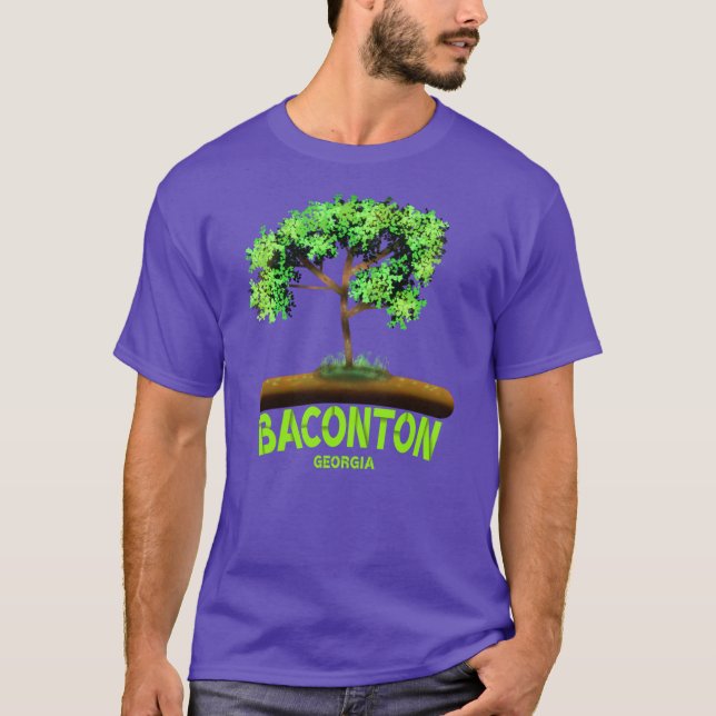 Baconton Georgia T Shirt (Framsida)