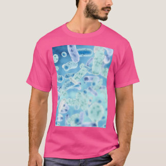 BACTERIA BURST MICROSCOPIC Image Biomedical Illust T Shirt