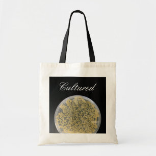 Bacteria Culture Plate Tote Bag Tygkasse