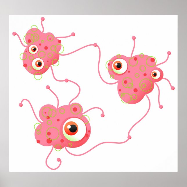 Bacteria Family Poster (Framsidan)