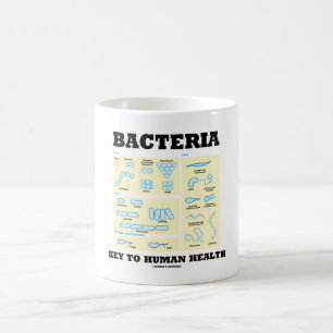 Bacteria Nyckel to human Health Morphology Kaffemugg