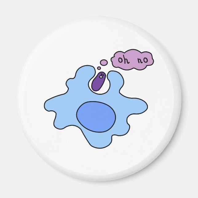 Bacteria Phagocytosis Magnet (Framsidan)