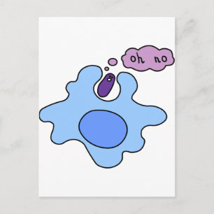 Bacteria Phagocytosis Vykort