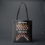 Bacteria Science Strep Meeting Microbiology Tygkasse<br><div class="desc">Lärare i biologi eller student Gift. Lustigt mikrobiologiskt utkast för sjuksköterskor,  läkare och andra stolta vetenskapsmän.</div>