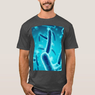 BACTERIA SLIDE MICROSCOPIC Biology Science Illustr T Shirt