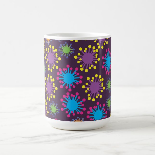 Bacteria Spores Kaffemugg (Center)